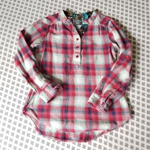 Gorgeous Lightweight Plaid Flannel Tunic